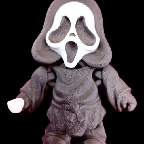 Scream figure 3D print, 10 cm height