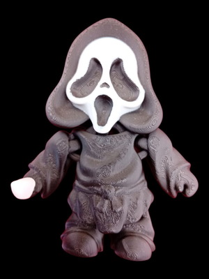 Scream figure 3D print, 10 cm height