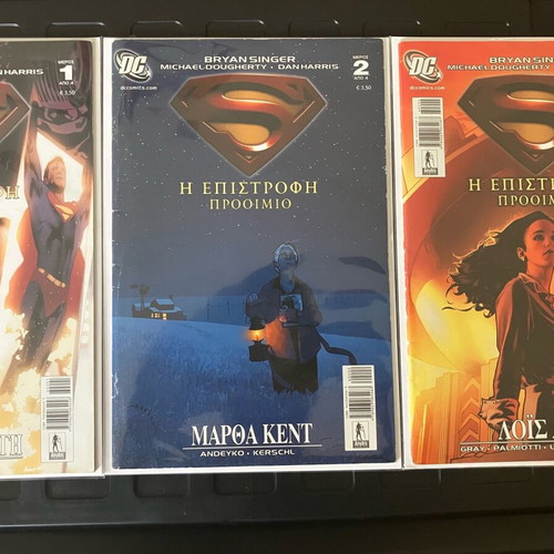 Superman: The Return – Prelude collectible comic lot 3 issues like new