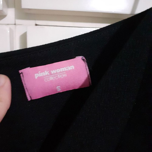 Mini black skirt Pink Woman new, size small