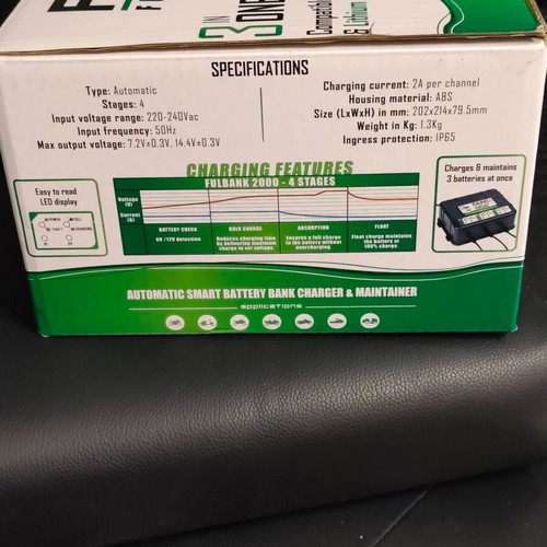 Fulbat Fulbank 2000 smart battery charger 3-in-1 new