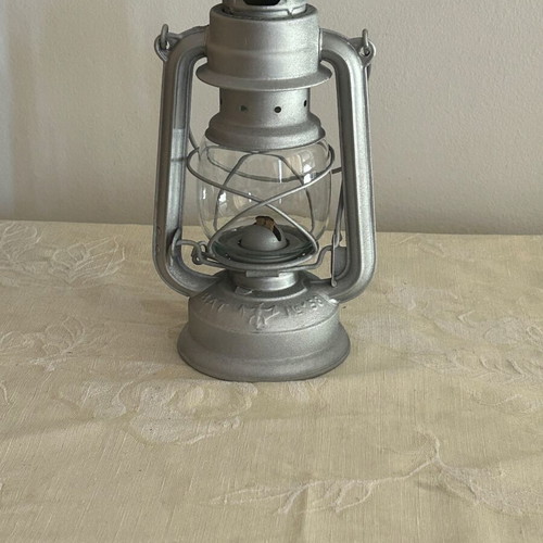 Vintage BAT No.158 storm lantern used, made in DDR 1950-1980