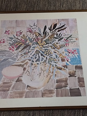 Vintage Frame N. Chatzikyriakos-Gkikas "Flowers" used 70s/80s