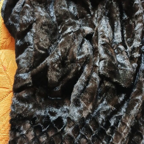 Women's fur coat used, size XXL