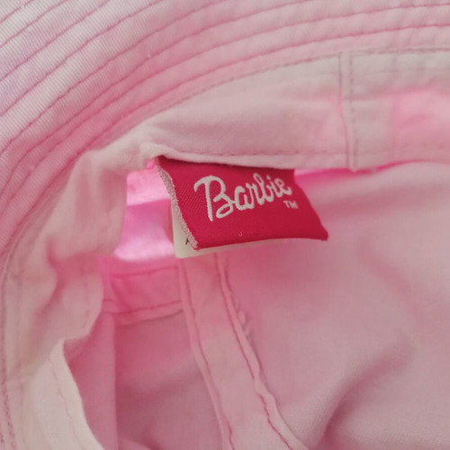 Barbie hat 54cm like new, pink, children's round