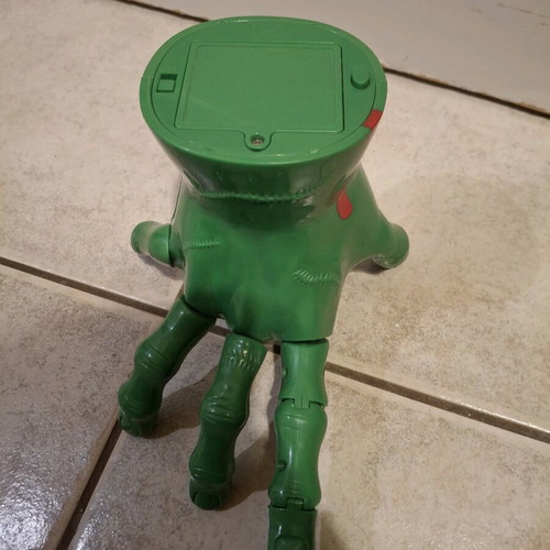 Plastic hand used, decorative