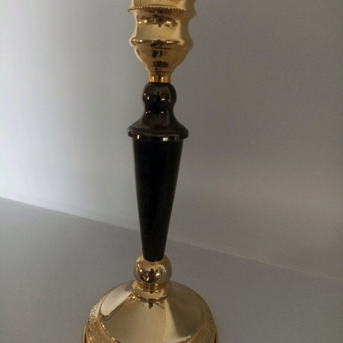 Brass candlestick like new, height 23 cm