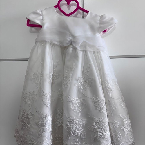 Baptism dress like new 24 months with new bib and socks