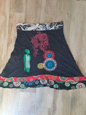 Desigual skirt used, multicolor, size L