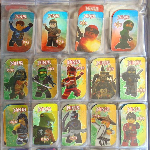 NINJA metal tag album, all glossy/foil, lot 149