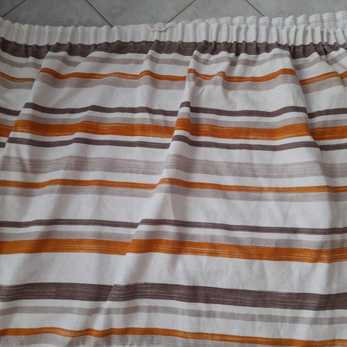 Curtains for window set of 2 like new, thin chenille fabric