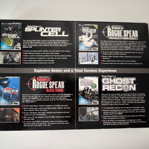 Tom Clancy's Collector’s Edition 4 Title Pack PC game used