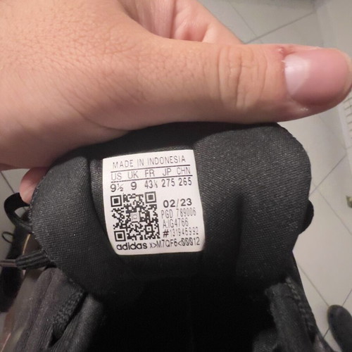 Adidas X_PLRPhase shoes, black, size 43