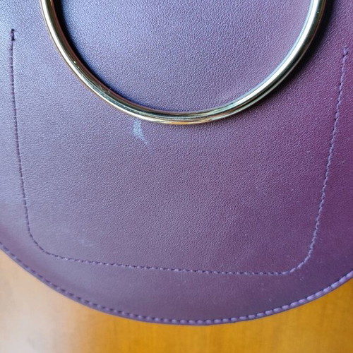 Primark crossbody bag burgundy like new with gold details