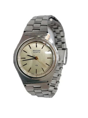Ricoh Vintage Women's Watch Quartz Stainless Steel 25mm Case Like New
