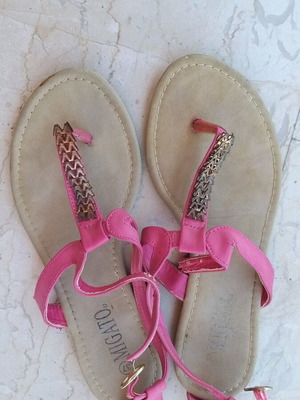 Migato flat sandals used, size 37