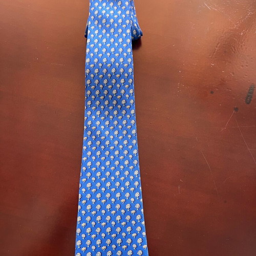 Ferragamo tie like new blue