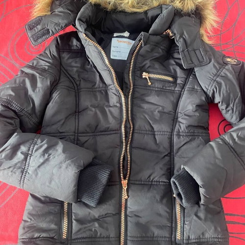 Orchestra Winter Jacket 140cm (10 years) Black like new with fur