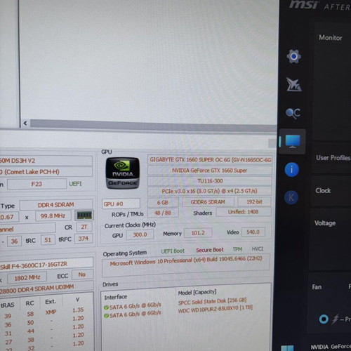 Gaming and Programming PC with Intel Core i5-10400 and GTX 1660 SUPER