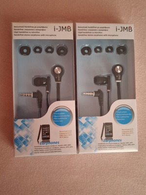 Wired earphones new, sealed packaging, set of 2