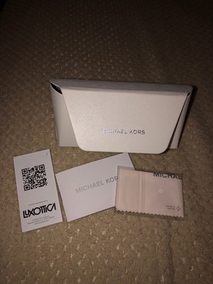 Michael Kors case new, white