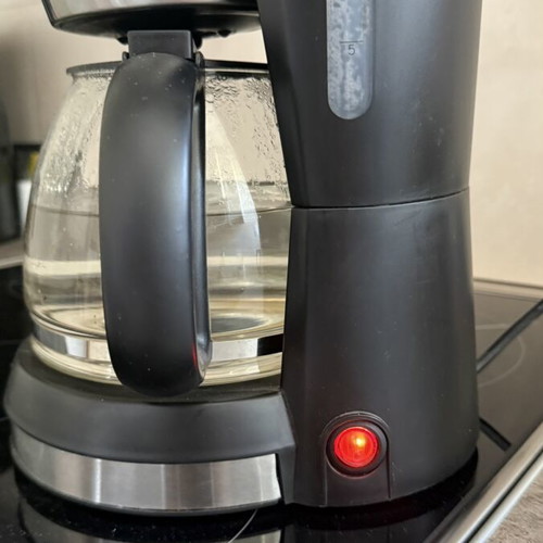 Rohnson R920 Filter Coffee Maker Like New, 15 Cups, Black Inox