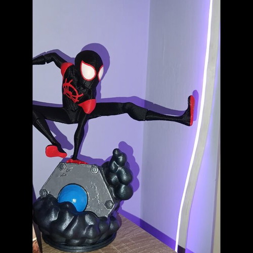 Spiderman Miles Morales 3D printed figure like new