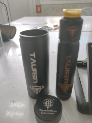 Tauren Mech Mod Thunder Head Creation μεταχειρισμένο με αυθεντικό dripper