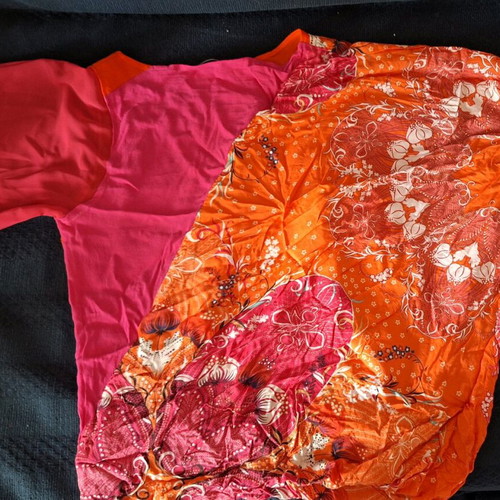 Sarah Lawrence short-sleeve blouse pink, like new, size S