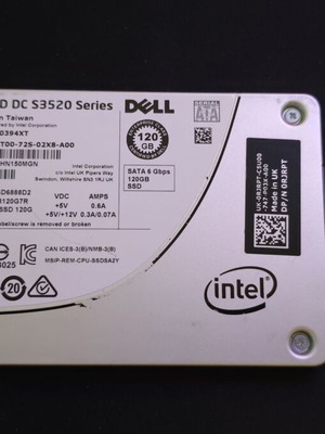 Intel SSD DC S3520 Series SATA 6Gbps 120GB SSD