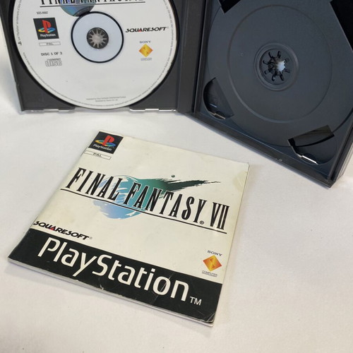 Final Fantasy 7 VII PlayStation 1 PS1 game used, complete English