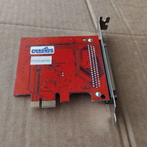 Chronos PE954ER8 8 Port PCI Express Serial Card used