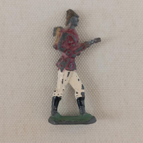 Lead soldier figure used with paint wear
