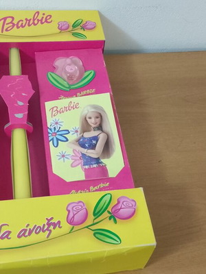 Vintage λαμπάδα Barbie άνοιξη με μπουκαλάκι άρωμα 90s Mattel καινούργια