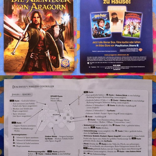 The Lord of the Rings Aragorn's Quest PS3 game like new