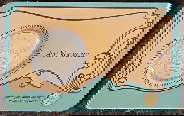 Νόμισμα 2 Ευρώ - Βέλγιο 2023 - Art Nouveau (COIN CARD) Ολλανδική έκδοση NL