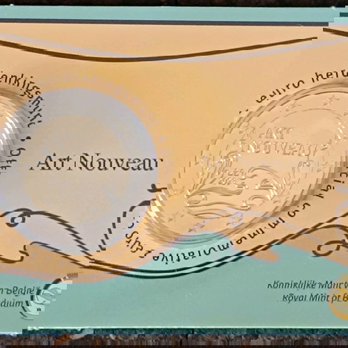 Νόμισμα 2 Ευρώ Βέλγιο 2023 Art Nouveau Ολλανδική Έκδοση