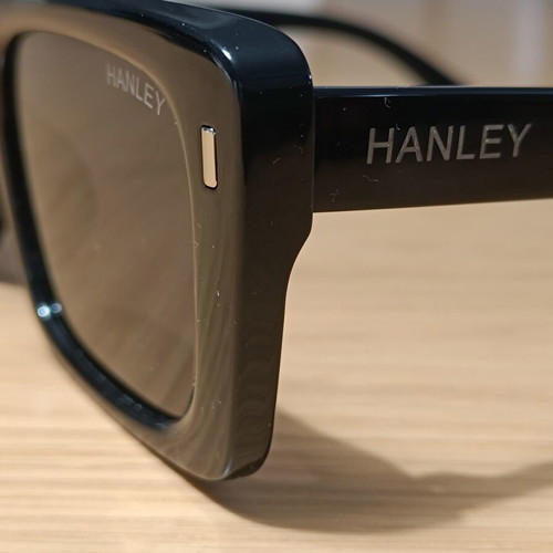 Hanley Le Grand Polarized sunglasses new, black