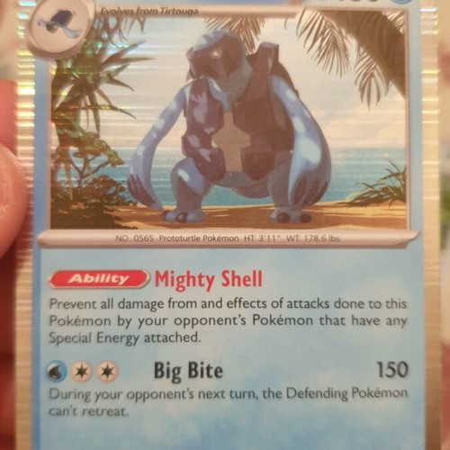 Water Holo Pokemon Cards new, pack with Carracosta, Tirtouga, Palpitoad