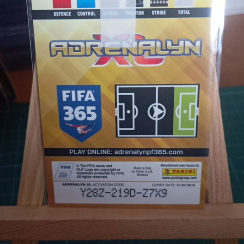 Panini FIFA 365 Adrenalyn XL 2019 Edinson Cavani Paris Saint-Germain κάρτα σαν καινούργια