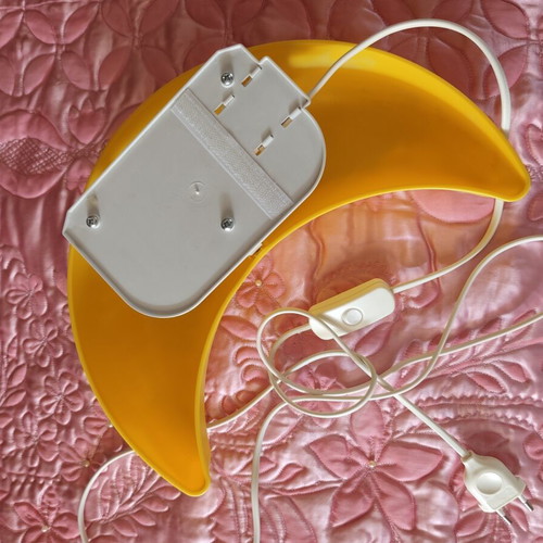 Ikea Smila Måne wall light almost like new, yellow moon