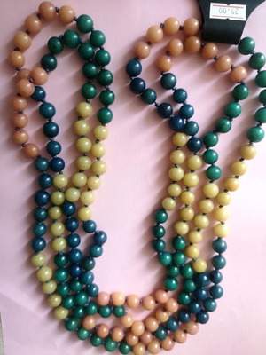 Κολιέ μακρύ Faux bijoux Antonello Serio καινούργιο πολύχρωμο