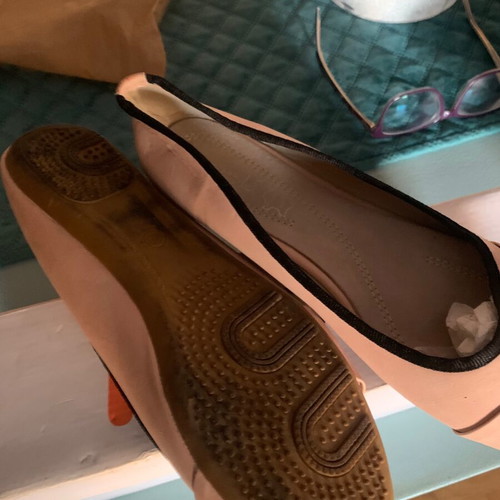 Vintage ballerinas used, beige, size 39
