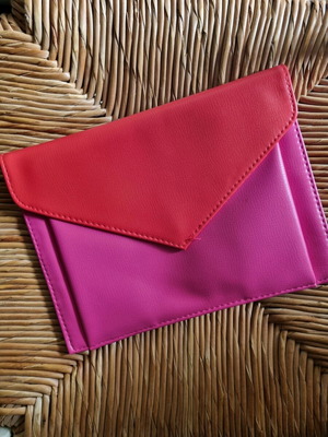 Lancome bag new in pink-red color