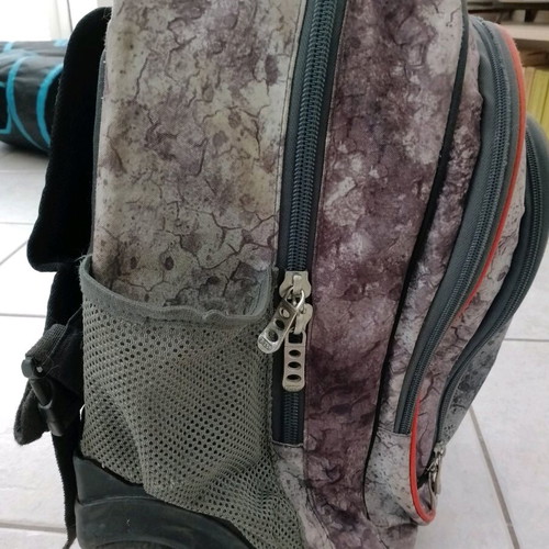School backpack Polo used with wheels and fire truck design