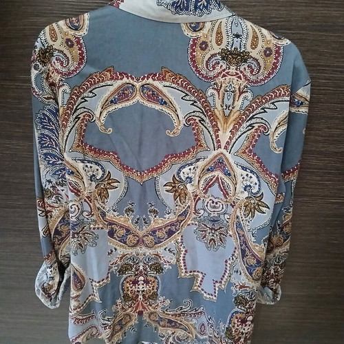 Shirt with paisley pattern like new, multicolor, size M