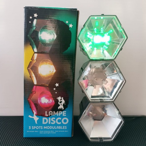 Disco Lamp with 3 Adjustable Spots New