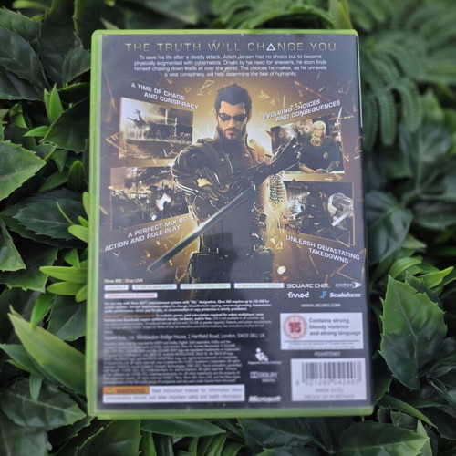 Deus Ex Human Revolution Xbox 360 game used, good condition