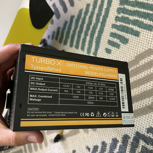 Turbox 450W power supply
