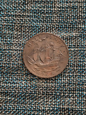 British coin used